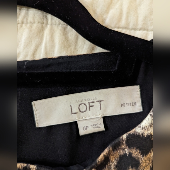 Loft Cheetah Print Mini Party Dress - Picture 5 of 6